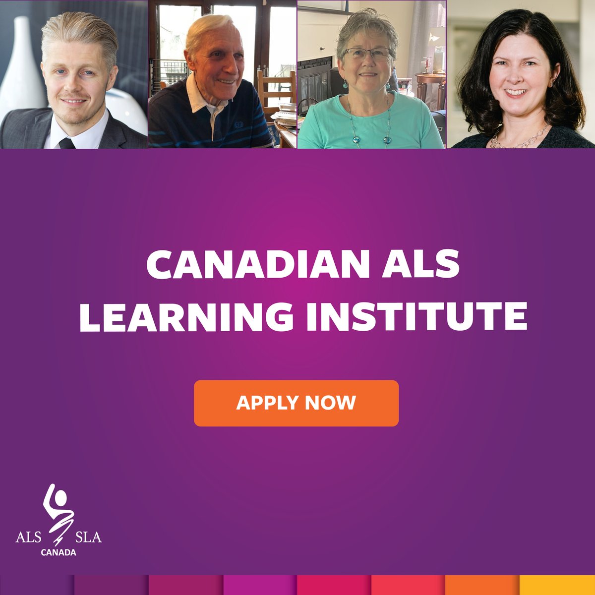 If you'd like to learn more about #ALS research and how new therapies become available to Canadians, while connecting with other ALS community members, apply for the <a href="/ALSCanada/">ALS Canada</a> Canadian ALS Learning Institute (CALI)! Deadline Oct. 3 at 9 p.m. ET: bit.ly/3QMMCN2.