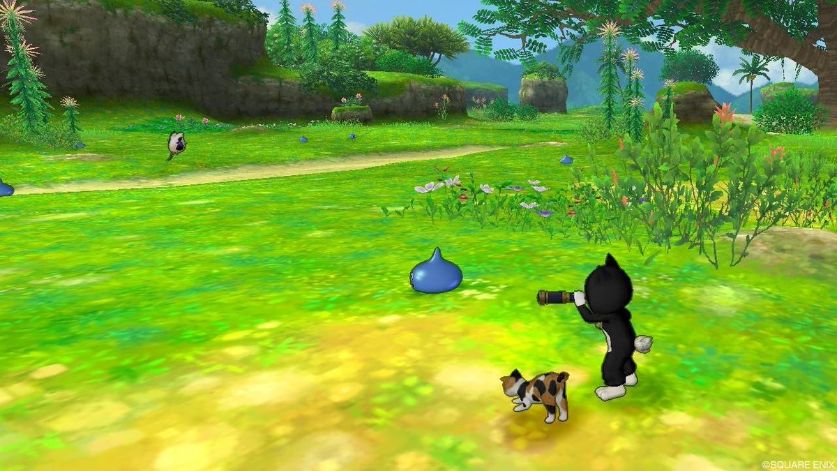 dowa_dqx's tweet photo. タイトル「みやぶる」

アストルティアには様々なモンスターが生息し、

はるは、日々

そのモンスターと戦い、図鑑完成を目指しています!！

はるは　スライムのヒミツを　みやぶった https://t.co/sz3isJa2AD