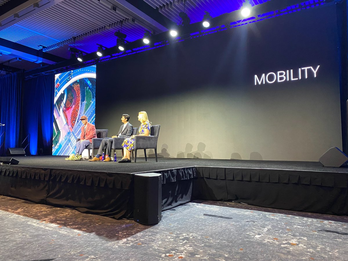 DanielCKinsella's tweet photo. Obliged to on stage with (@ Chris Ruggeri &amp; @ Nabarun Sengupta) @ nestsummit main stage during #climateweekNYC. From getting to circularity in our #supplychains, to highlighting my hat collection... twas #epic ! https://t.co/lqnzHaGm7F
