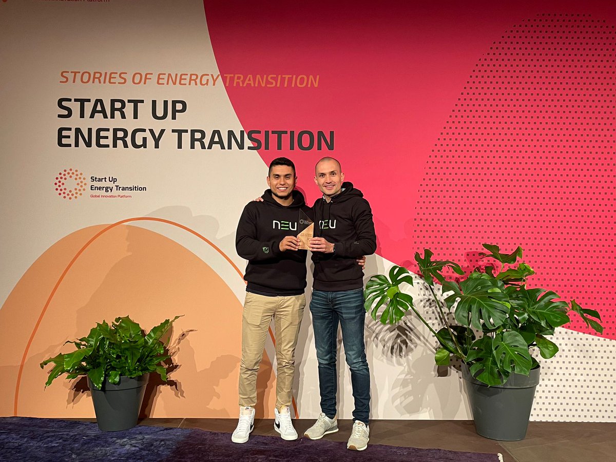 EnergyNeu's tweet photo. Estamos muy felices de ser los ganadores 🚀 en @StartUpGET en la categoría Demand – side innovation. Seguiremos innovando e impactando en la transición energética en nuestro país y en el mundo⚡️
#settf22 #setawards #energytransition #innovation #startup https://t.co/ww6ziX8358