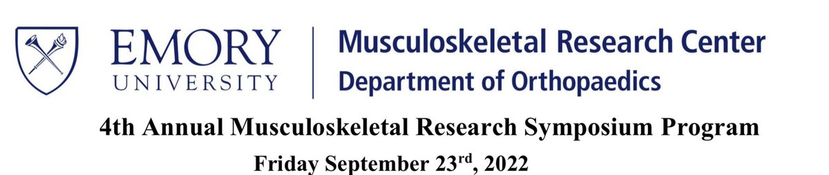 EmoryMSKRC's tweet photo. Today, we hosted our 4th annual MSK Symposium, focusing on all facets of OA research! Talks from local investigators, trainees, and four fantastic keynotes! @AM_Malf @CBChung_ucsd @abuamer_lab and Martin Lotz! It truly was a fantastic day - we all were inspired! #osteoarthritis https://t.co/OAtm73myV5