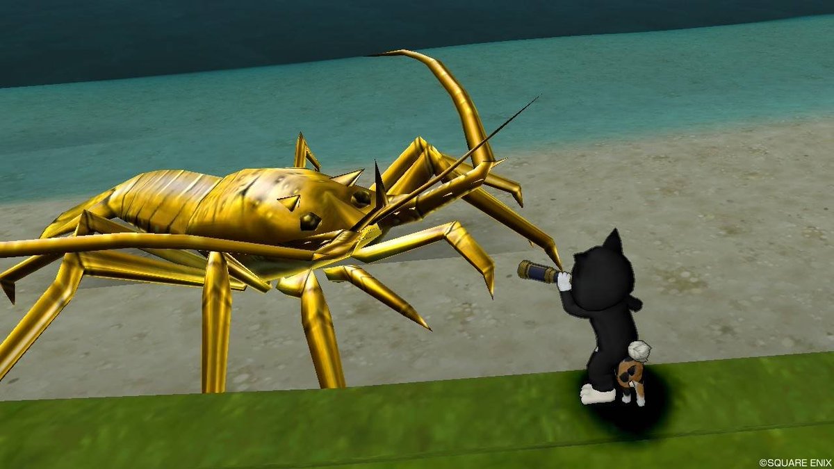 dowa_dqx's tweet photo. 中には謎の生物に遭遇することもあります！！

はるは　イセエビの　ヒミツをみやぶった https://t.co/n5V4DPyVmy