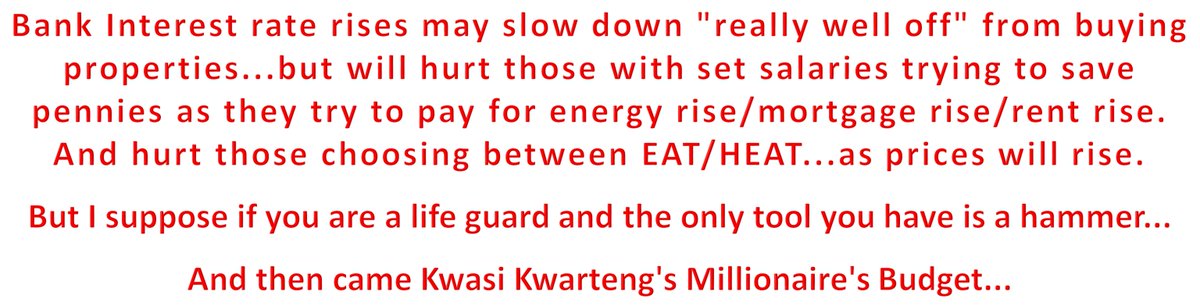z_007_z's tweet image. #BankInterest rate rises may slow down "really well off" from #buying #properties...but will hurt those with set #salaries trying to #save #pennies as they try to pay for #energy rise/#mortgage rise/#rent rise.

#BOE #LizTruss  #KwasiKwarteng................ 1/2