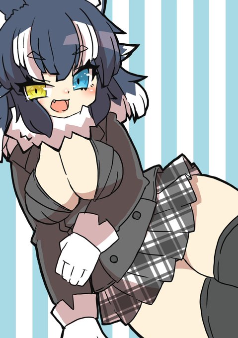 「あら、どうしたの?」なタイリクオオカミ
(けものフレンズ) 