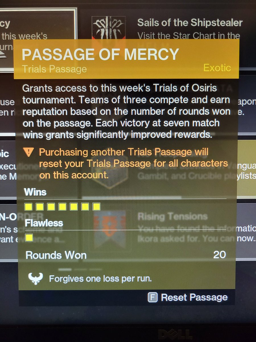 DorroGG's tweet photo. If there is bread, we shall aquire it!

#Destiny2 #trialsofosiris #adept #freelance #flawless https://t.co/96iwz7Lrnq
