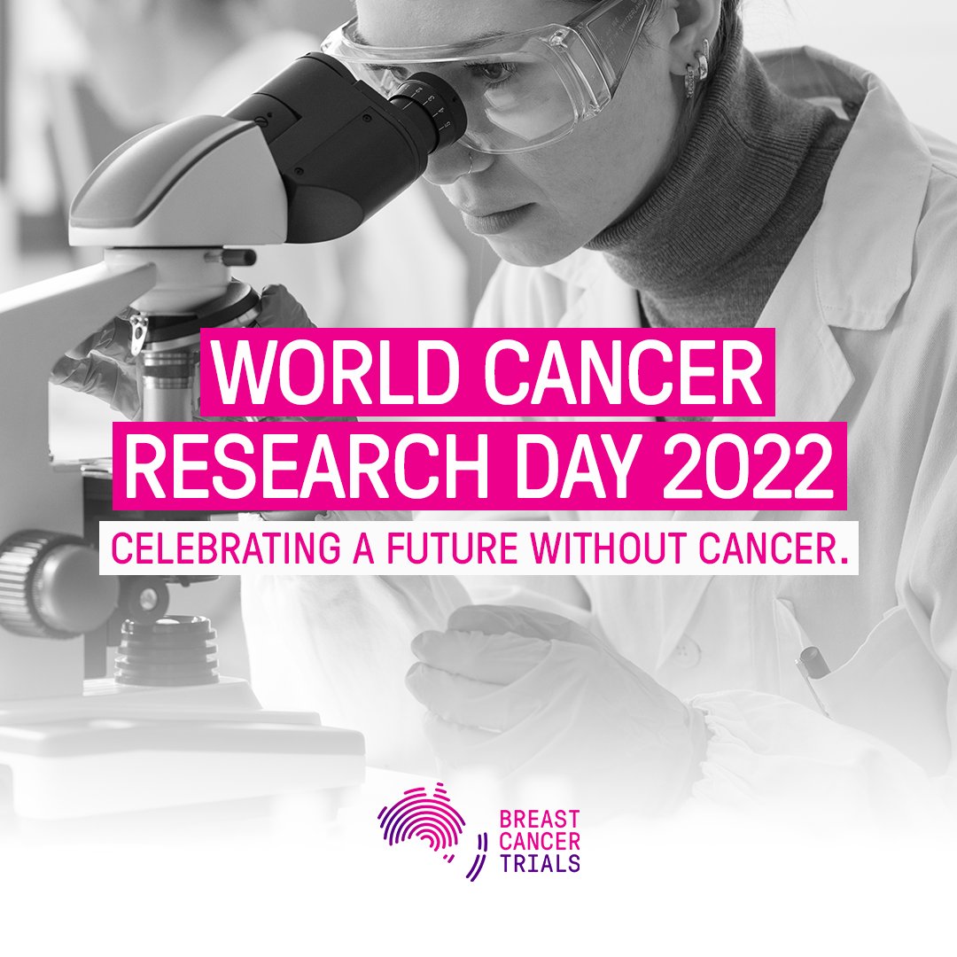 Today is World Cancer Research Day. We want to say thank you to our 16,800+ trial participants who have participated in our clinical trials, helping researchers to find new and improved treatments and preventions for breast cancer. #trialssavelives