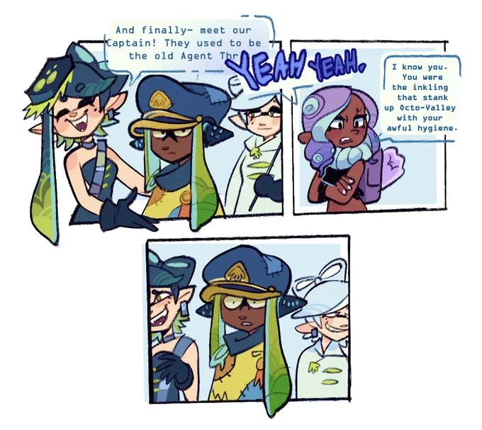Sometimes its really funny playing as octoling during the storymode due to the logistics of everything 