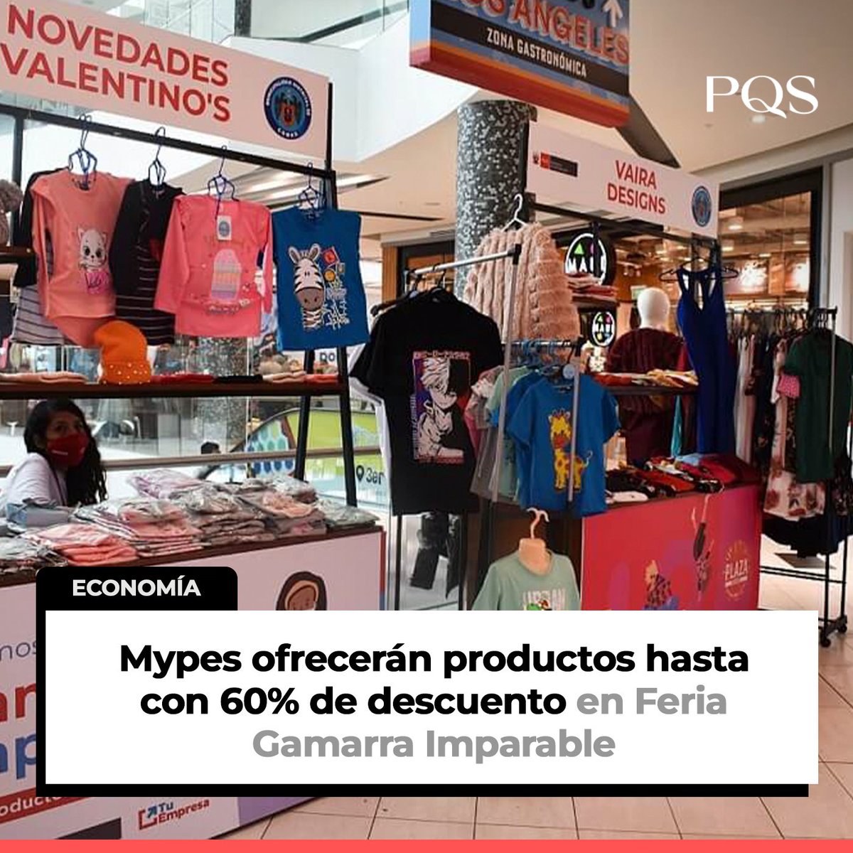 Centro Comercial Mallplaza Comas albergará hasta el 23 de octubre a mypes textiles con el objetivo de ayudarlas a reactivar sus ventas. 👉 bit.ly/3R20KlT