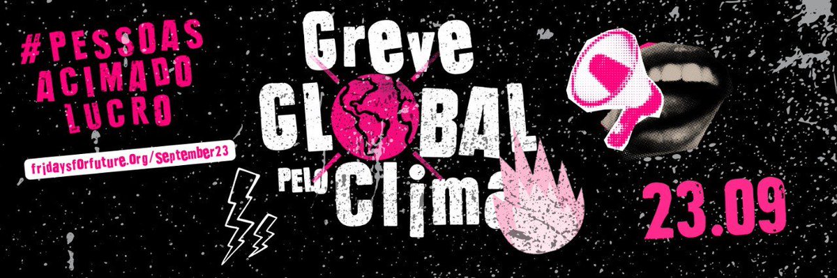 Você já ouviu falar da Greve pelo Clima? Bom, aproveitando que hoje é dia de #GreveGlobalpeloClima vamos contar como esse movimento (<a href="/fridaysfuturebr/">Greve Pelo Clima | Fridays for Future Brasil</a>) surgiu no Brasil e no mundo. Vem no fio🧶 #PeopleNotProfit #Pessoasacimadolucro