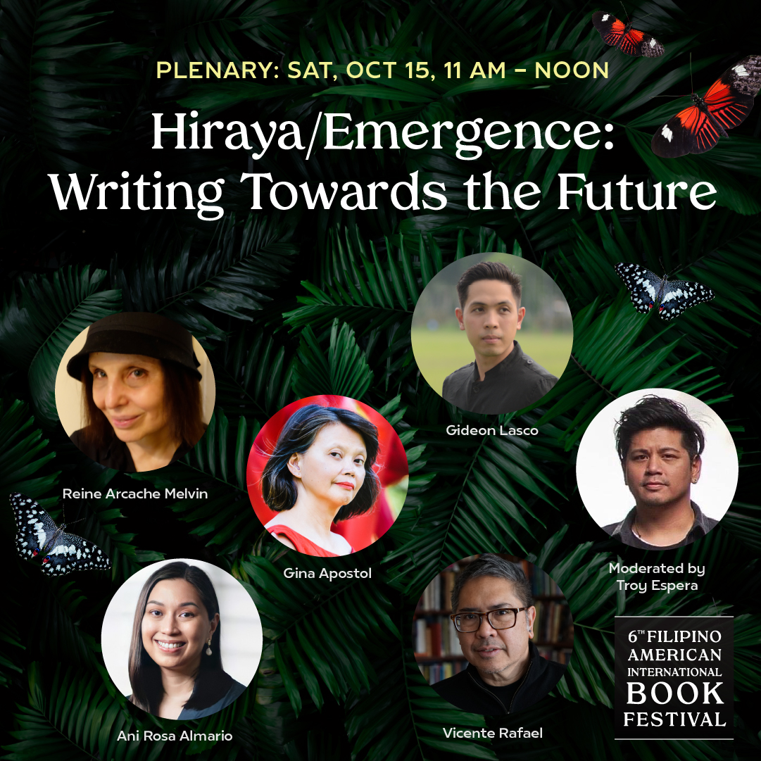 FilBookFestival's tweet photo. ποΈπ΅ππ Hiraya/Emergence: Writing Towards the Future
Saturday, October 15, 11 am - 12 noon
Koret Auditorium, SFPL Main Library
#FilBookFest #FilBookFest6 #FiltheShelves #Hiraya #Emergence #Filipina #Filipinx #Filipino #ReineArcacheMelvin #GinaApostol #GideonLasco #AniAlmario https://t.co/bdBidTMLba