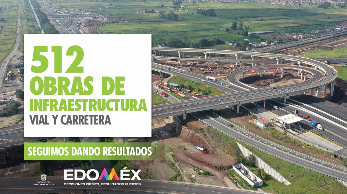 Durante 5 años, hemos trabajado para fortalecer la movilidad de las y los mexiquenses con vialidades modernas y seguras. #SeguimosDandoResultados
