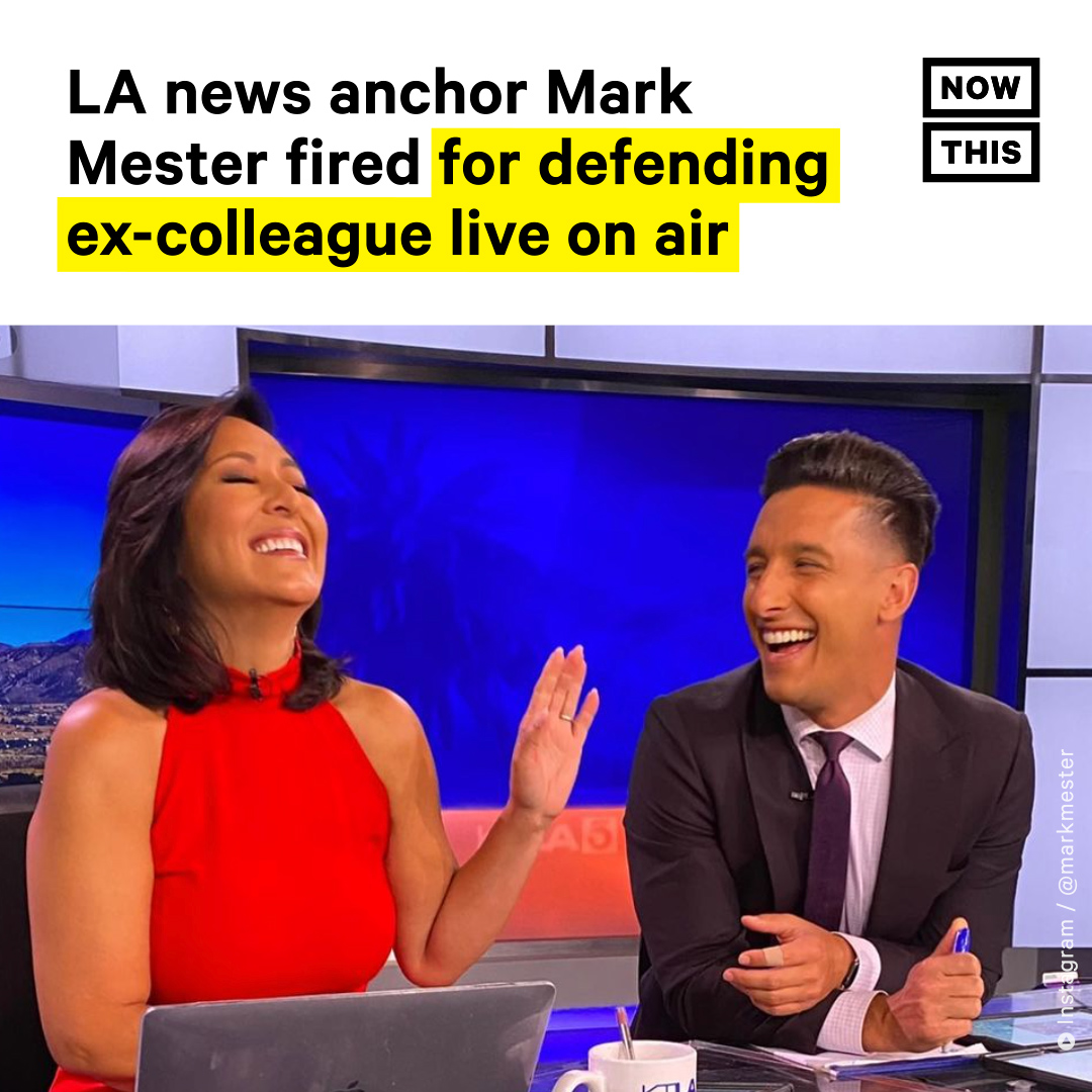 NowThis on Twitter "Local Los Angeles affiliate KTLA has terminated