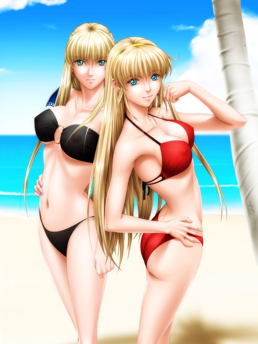 二人の絵ってほとんど描いてないよね～。
漫画とかの簡素な塗りならまだしも通常の塗りは時間かかるからよほどの事がないと二人描かないし。😑
だからか古いのが多い。
ちなみに4枚目は初の合同CG。
普段しない事をするのはなかなか楽しかったですね。🙂

#女の子二人のイラストを貼る見た人もやる 