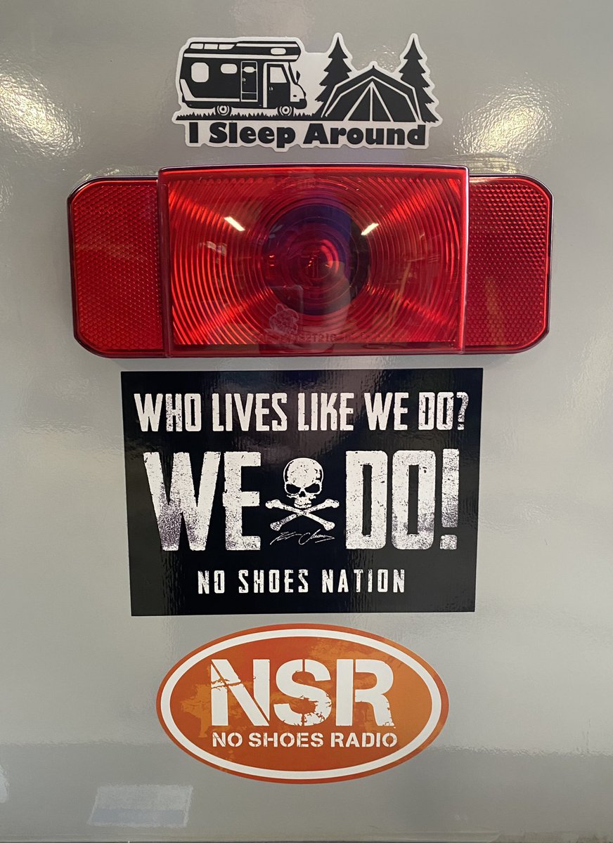 Realized our new camper was missing some @kennychesney, @noshoesnation and @noshoesradio. Fixed it. #noshoesnation #wedo