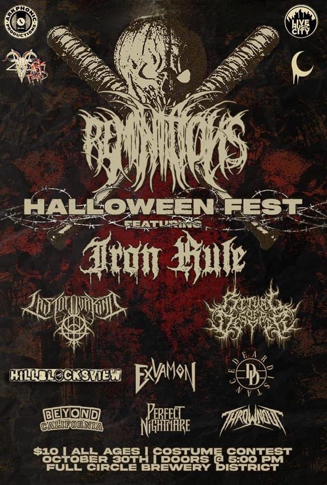 PNBandOfficial's tweet photo. Our next show will be at Full Circle Brewery in Fresno on October 30th for Reminitions Halloween Fest! https://t.co/sQC3algPOY