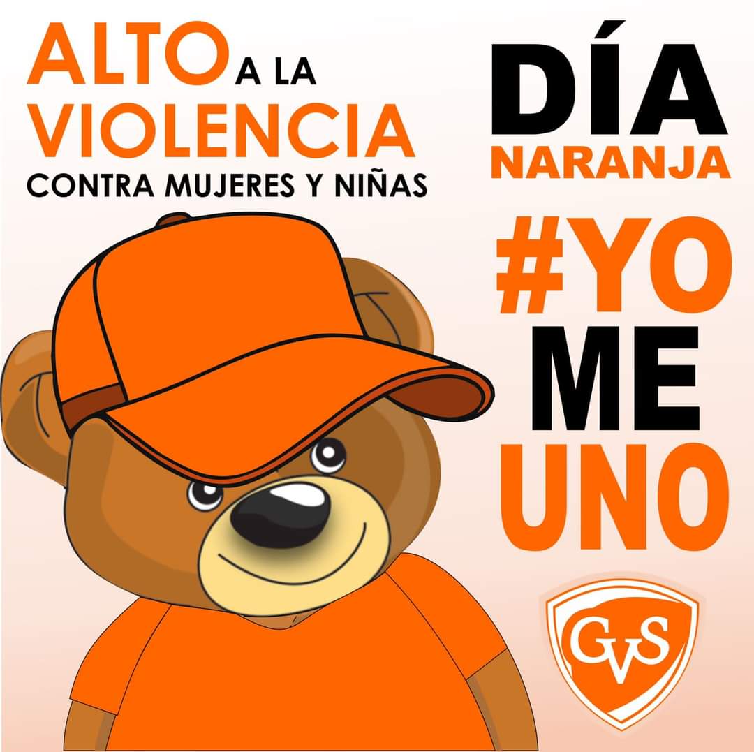 Día naranja, alto a la violencia contra mujeres y niñas. 🧡💚🧡💚🧡

#greenvalleyschool #yomeuno