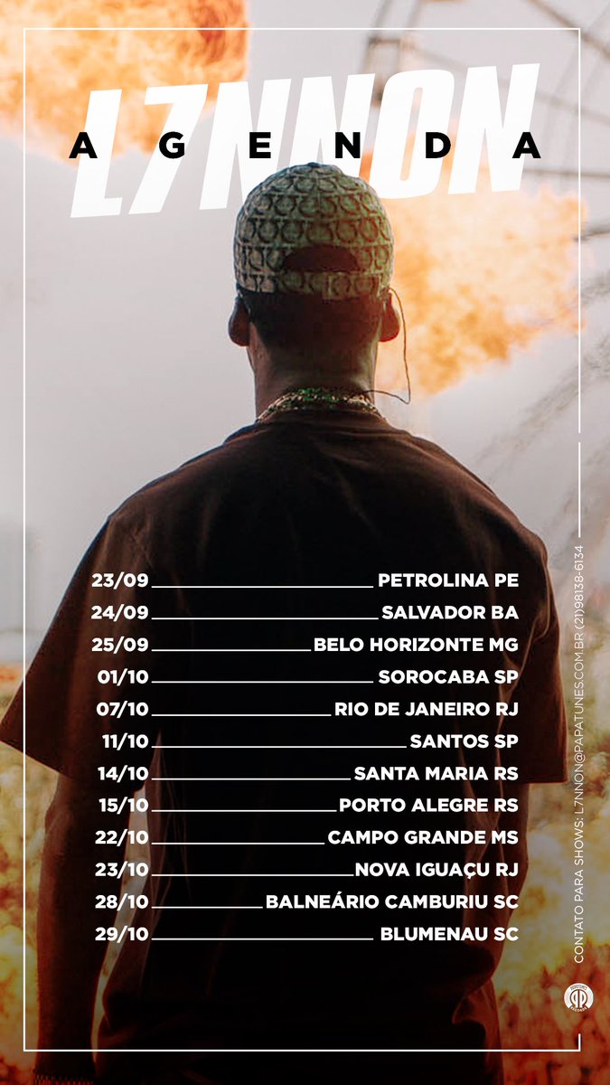 RaridadeL7's tweet photo. Agenda Setembro/Outubro https://t.co/vxjrasuiZl