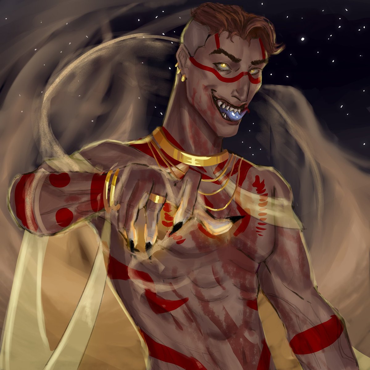 Dag_Washington's tweet photo. In addition to the previous picture! Who knew that drawing sand on the background can be such a torture

#artmoots #OC https://t.co/PWFQkYQcWN