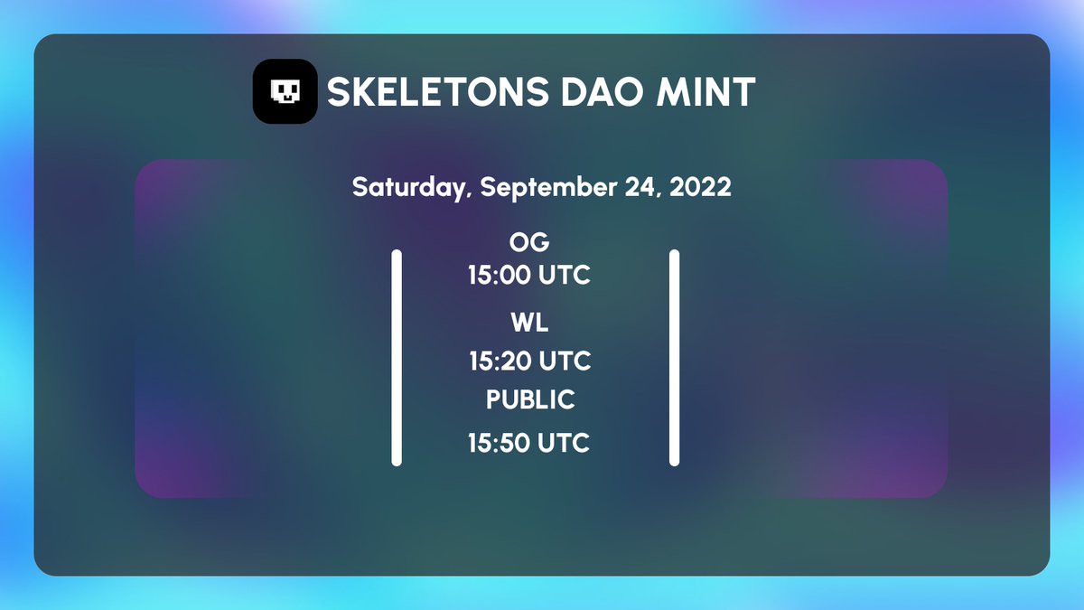 Skeletons DAO tweet media