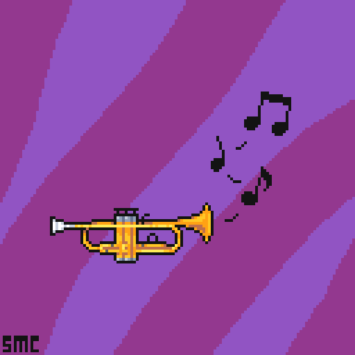 A little bit of brass and soul🎶

<a href="/Pixel_Dailies/">Pixel Dailies</a> Day 15: #brass
#pixel_art #pixel_dailies