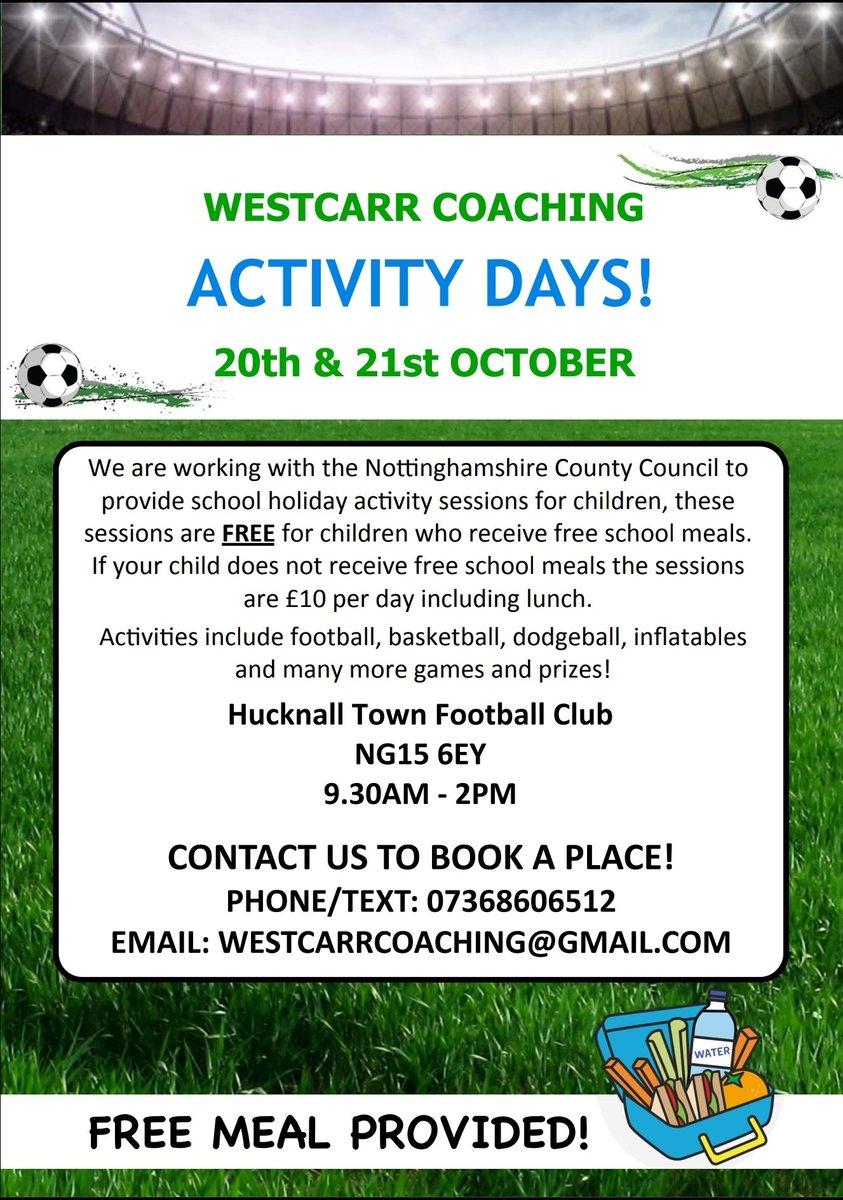 Looking for a bit of sport in the holidays? Check out Westcarr Coching Activity Days.