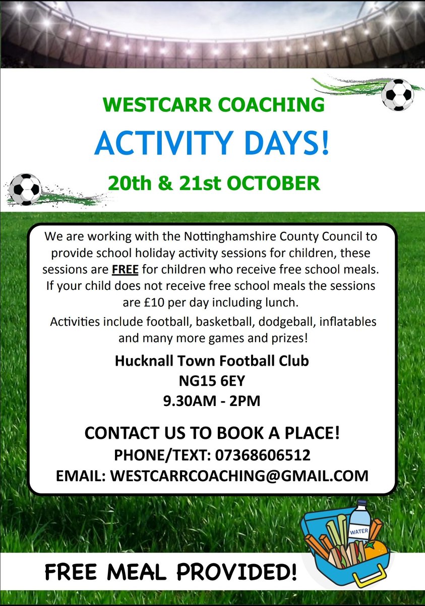Looking for a bit of sport in the holidays?

Check out Westcarr Coching Activity Days.