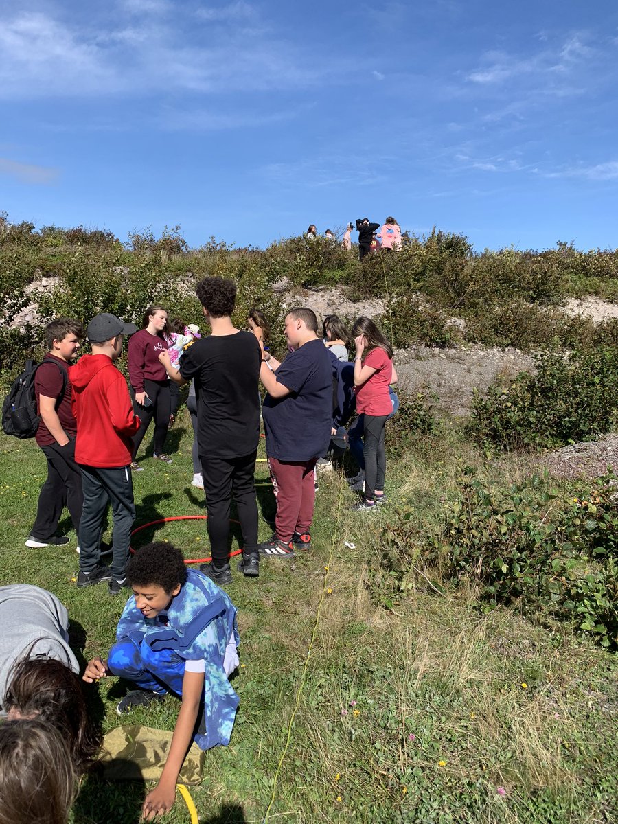 Biology 2201 students learning sampling skills while exploring ecosystems in their schoolyard… they then passes these skills on to the grade 7s <a href="/BaccalieuSchool/">Baccalieu Collegiate</a> <a href="/NLESDCA/">NLESD</a> #deeplearning #biology2201