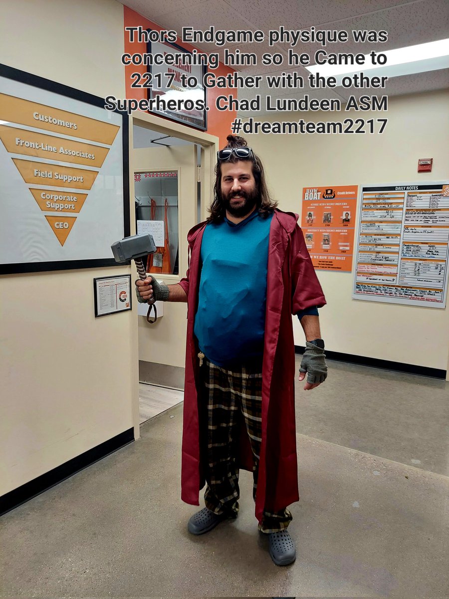 MaryKPerryman1's tweet photo. Specialty ASM Chad Lundeen for Superhero / Supervillians Day #dreamteam2217 https://t.co/bWLj0Iqcbi