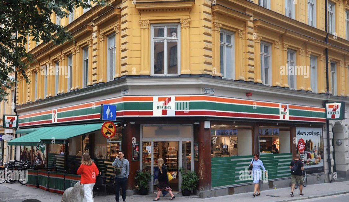 kellysnclair's tweet photo. @ZackBornstein you would love the 7-Eleven flex in Stockholm. 👌🏼 https://t.co/LWGhW19Chx