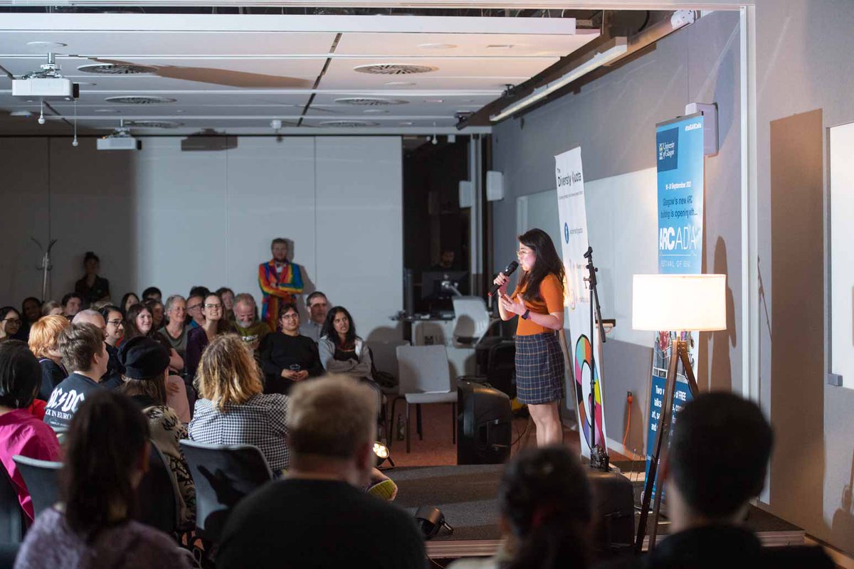 #UofGARCadia hosted @thediversityqu1 comedy night on Wednesday and was absolutely packed! Some cracking photographs from our photographer Stuart. @TheGilchristPG