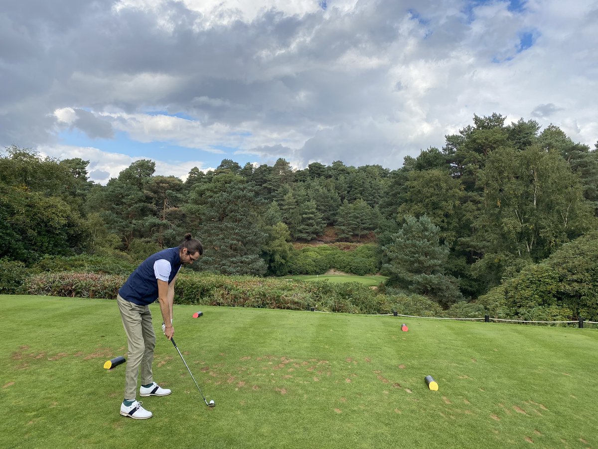 FootJoyEurope's tweet photo. Belter of a day @WoburnGC testing out the new ThermoSeries apparel collection with the UK media.
Perfect conditions for the new vests and mid-layers, not quite base-layer and jacket weather yet but it’s coming…
#FootJoy #ThermoSeries #MakeEveryDayPlayable https://t.co/BG9QxawaeP