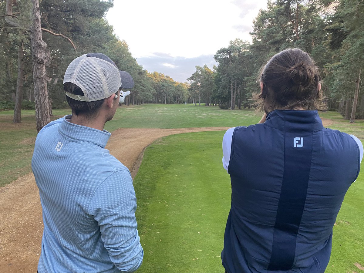 FootJoyEurope's tweet photo. Belter of a day @WoburnGC testing out the new ThermoSeries apparel collection with the UK media.
Perfect conditions for the new vests and mid-layers, not quite base-layer and jacket weather yet but it’s coming…
#FootJoy #ThermoSeries #MakeEveryDayPlayable https://t.co/BG9QxawaeP