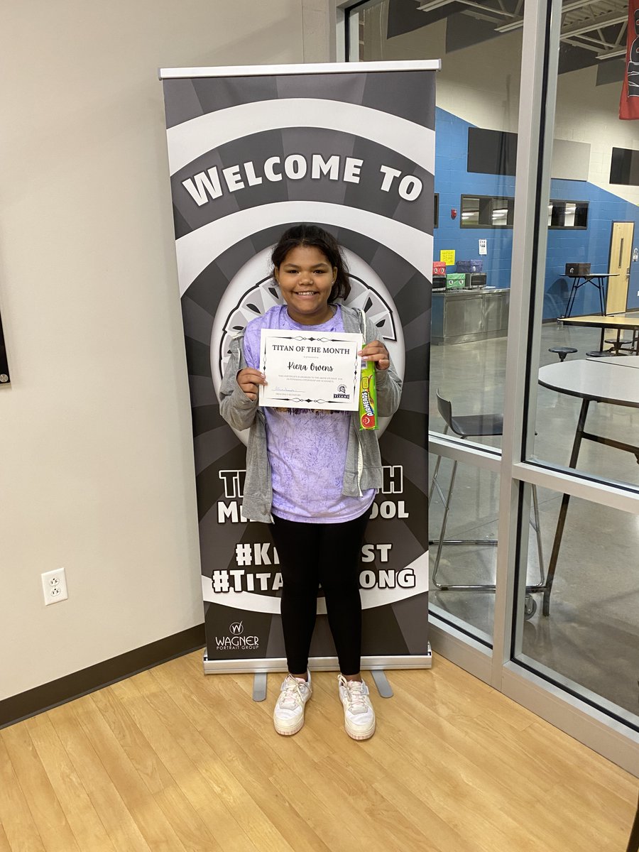 Ms_CZess's tweet photo. The following unbe-leaf-able students were recognized as the Titan of the Month for September 🍂: Lillianna P. (6th), Kiera O. (7th), &amp; Mia L. (8th). Congrats, Titans! @TSMSAD @TroySouthMiddle  #whateverittakes #kidsfirst https://t.co/k7awTvnx8o