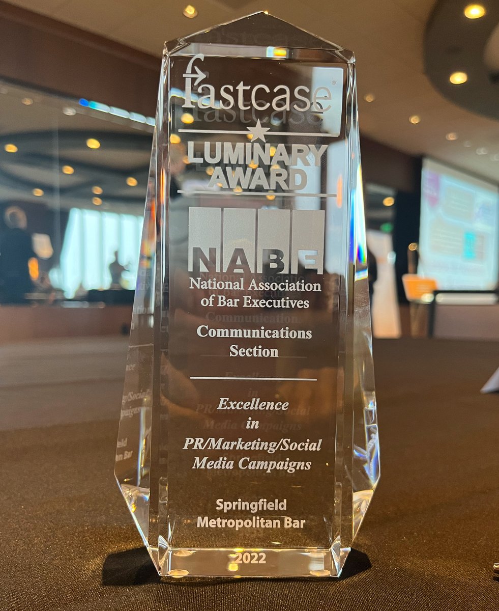 SpringfieldBar's tweet image. The SMBA won this awesome award today for our 2021 Law Day Mail Art Campaign!  Perfect timing because our 2022 Campaign is underway and EVERYONE can participate!
springfieldbar.com/page/2022MailA…