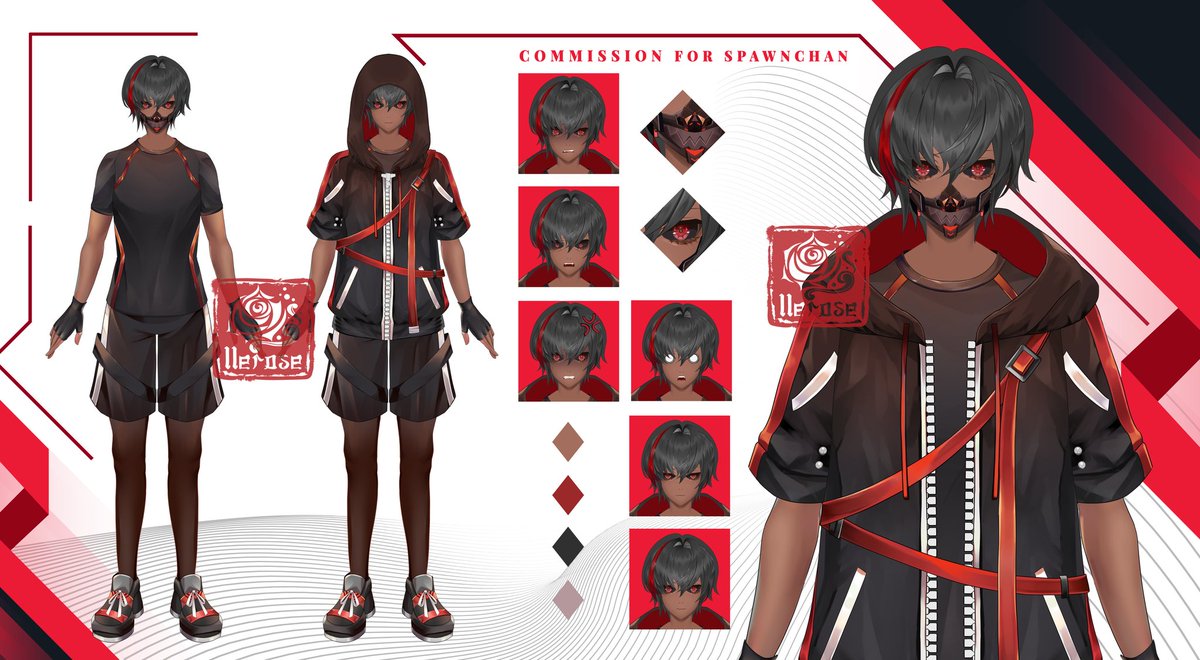 llerose91's tweet photo. This vtuber avatar commission preview is belong to @Spawnchann
Thank you for commission me, and guys, please support him ☺🙏
====

I open vtuber model commission. Here the link. 
https://t.co/f2zpCWxfwE
#VtuberTwP #vtubercommissions #lookingforvtuber #vtubermodel #VtuberSupport https://t.co/fM4ozSw8dQ