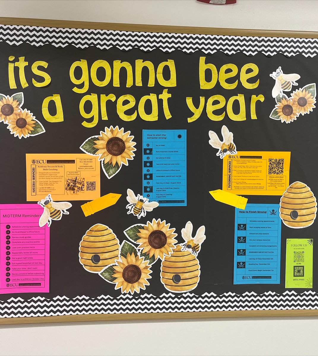 We want to congratulate Lauren on winning our RA bulletin board competition! We also want to thank everyone who submitted a board! #SuccessStartsHere
