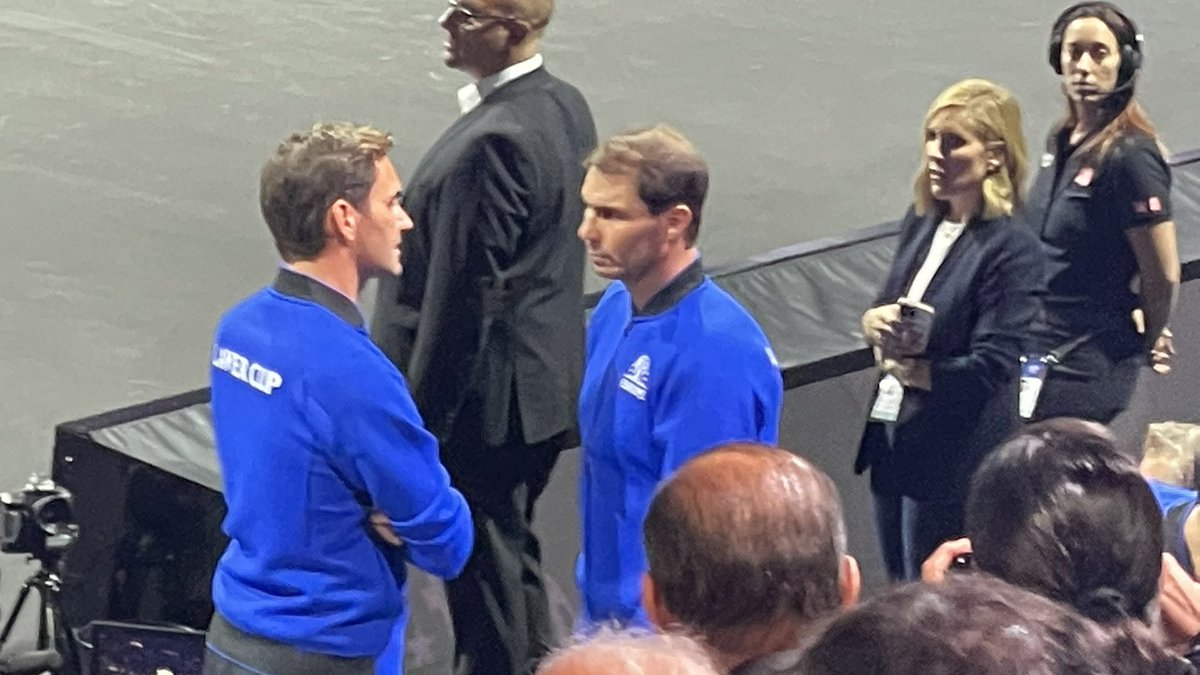 njw499's tweet photo. Never. Give. Up! Half an hour ago I had no ticket! Federer! Nadal! @LaverCup #Feddal #Federer #nadal #LaverCup https://t.co/Wz7zur7a0X