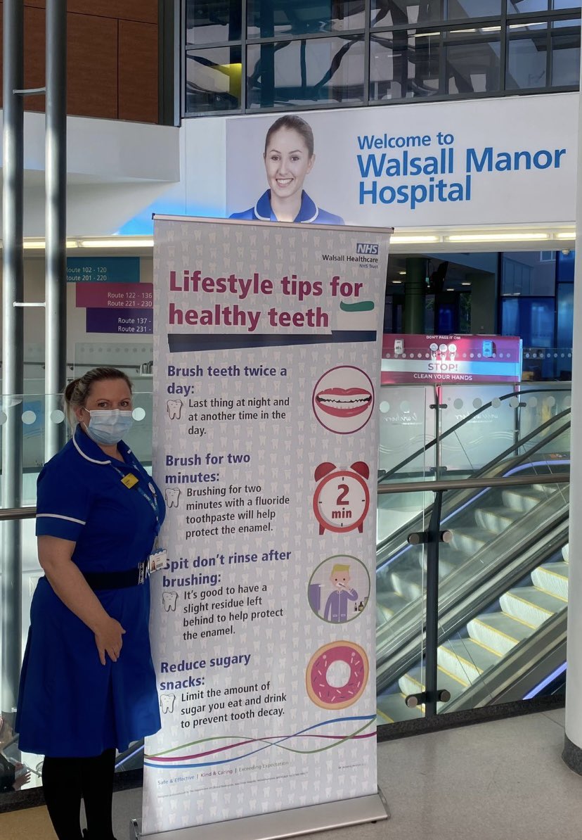 Another busy day putting mouth care up there on everyone’s agenda #walsallhealthcare #rwt #mouthcarematters #oralhealth