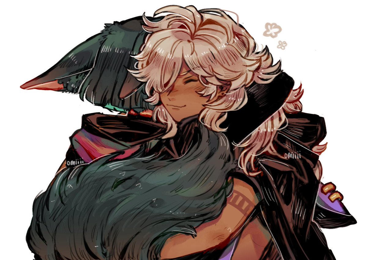 omii_lktea's tweet photo. they're fluffy and in love your honor
+collei because shes a fluff too :) #cynonari #cyno #tighnari https://t.co/YjcNazLBHm