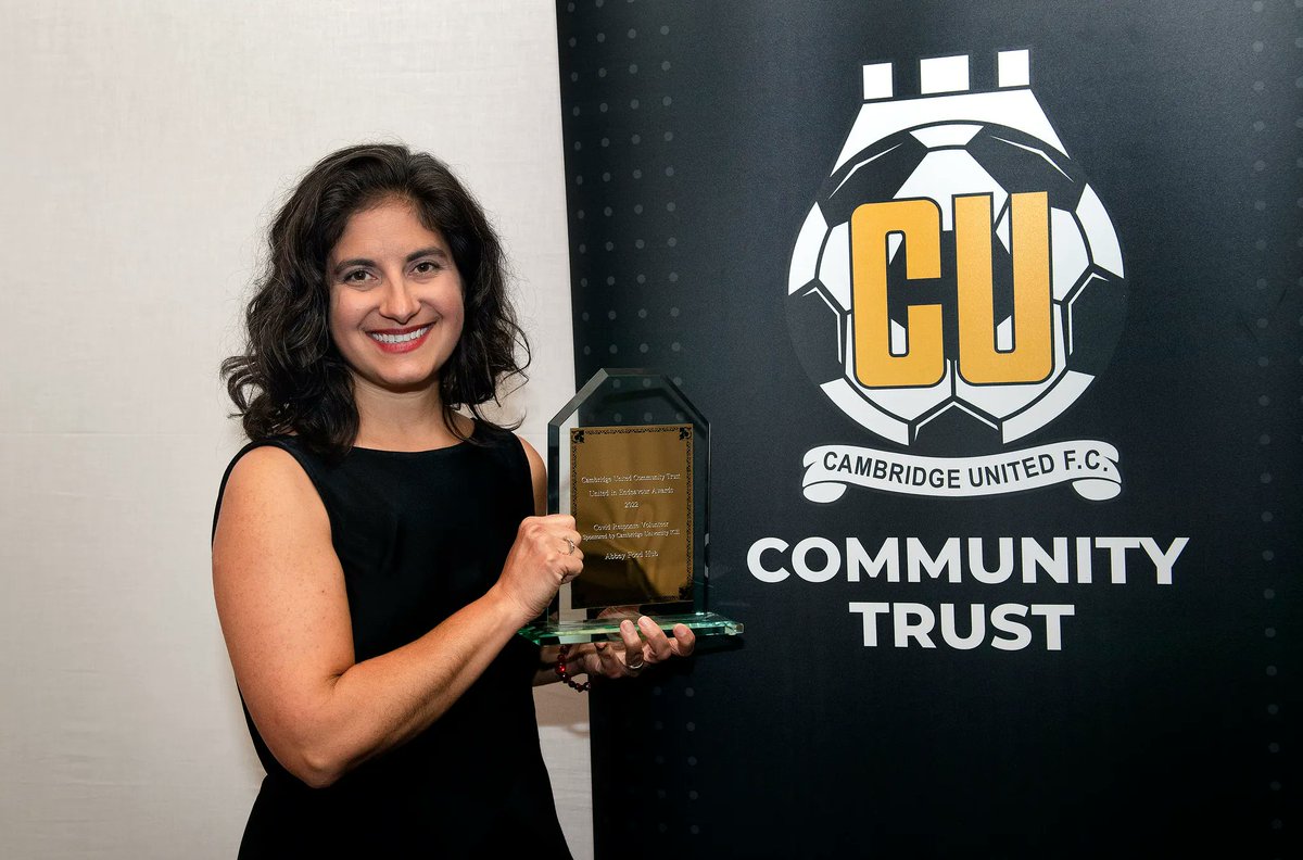 Our CEO @NickyShepard was proud to be able to accept the Covid Volunteers Award at the @CUCTrust United in Endeavour Awards on behalf of the volunteers at the Abbey Food Hub! Well done to everyone who has been part of this journey. 