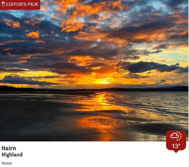 BBCScotWeather's tweet photo. It's hard to beat a Scottish sunset, especially when captured so beautifully by our @BBCWthrWatchers. Joy https://t.co/Oxb4w9V04B