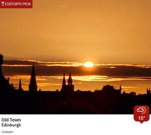 BBCScotWeather's tweet photo. It's hard to beat a Scottish sunset, especially when captured so beautifully by our @BBCWthrWatchers. Joy https://t.co/Oxb4w9V04B