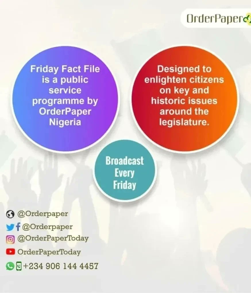 OrderPaper's tweet photo. Check out these images for more information 📌

#FridayFactFile #OrderPaperNG https://t.co/8YThEdZ8Fo