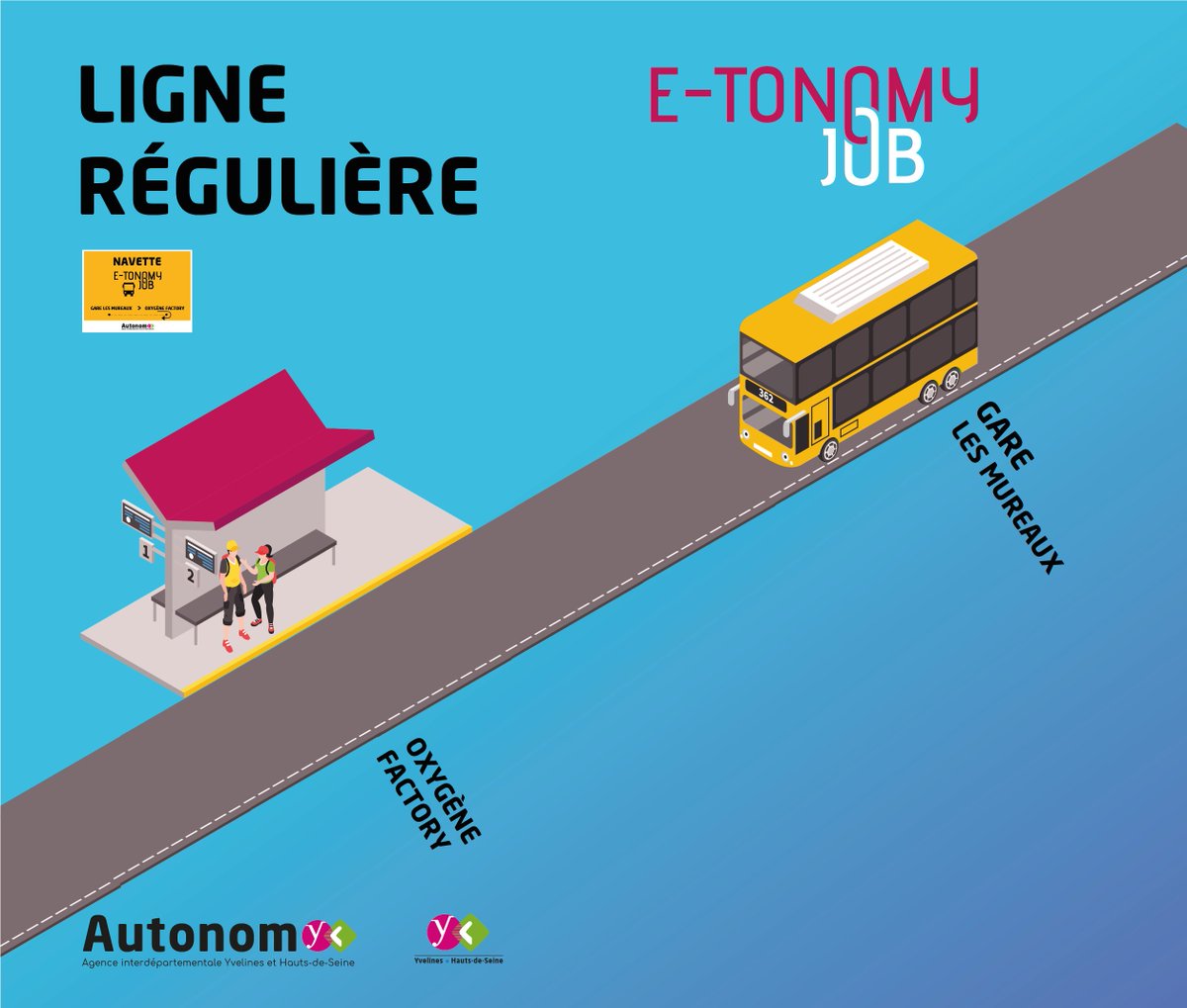 agence_autonomy's tweet photo. 📆 J-7 -  Comment vous rendre au salon E-TONOMY JOB le 4 octobre ?

🚌 Pour vous y rendre nous avons mis en place pour la première fois un service  de navettes gratuit !

Plus d'infos sur Linkedin 👉 htttps://www.linkedin.com/company/agenceautonomy/ https://t.co/nUTl6sqrwm