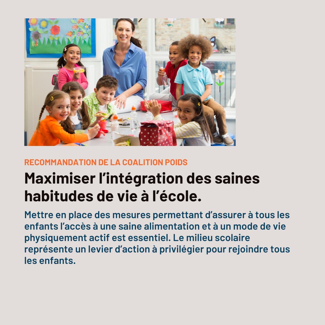 Cette semaine, découvrez nos six recommandations pour mieux nourrir le Québec. 

Le prochain gouvernement du Québec doit agir tôt pour que les enfants acquièrent et maintiennent de saines habitudes de vie.

Pour en savoir plus 👉 bit.ly/3qHTPn2