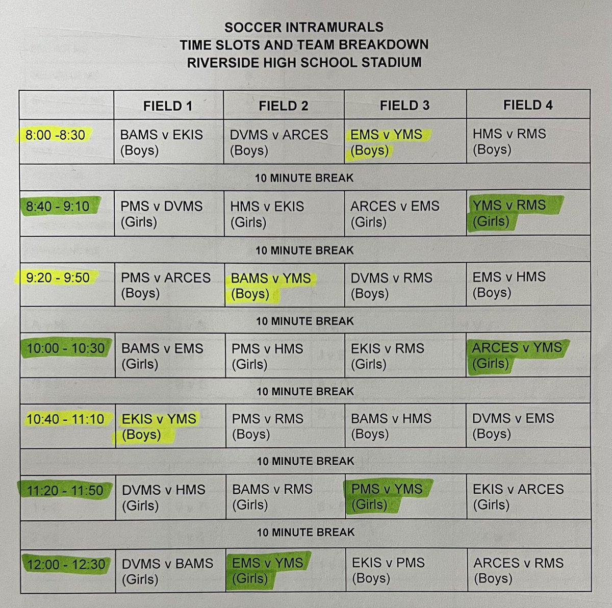 6th grade Soccer extramural tomorrow at Riverside.  Come support us <a href="/Ysleta_W_Soccer/">YsletaWomen’sSoccer</a> <a href="/YHSMENSOCCER/">Ysleta HS Men’s Soccer</a>