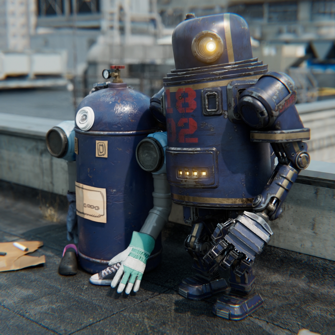 robonoobs's tweet photo. Best friends.

#NFTart #robots https://t.co/6ioyQsMnKl