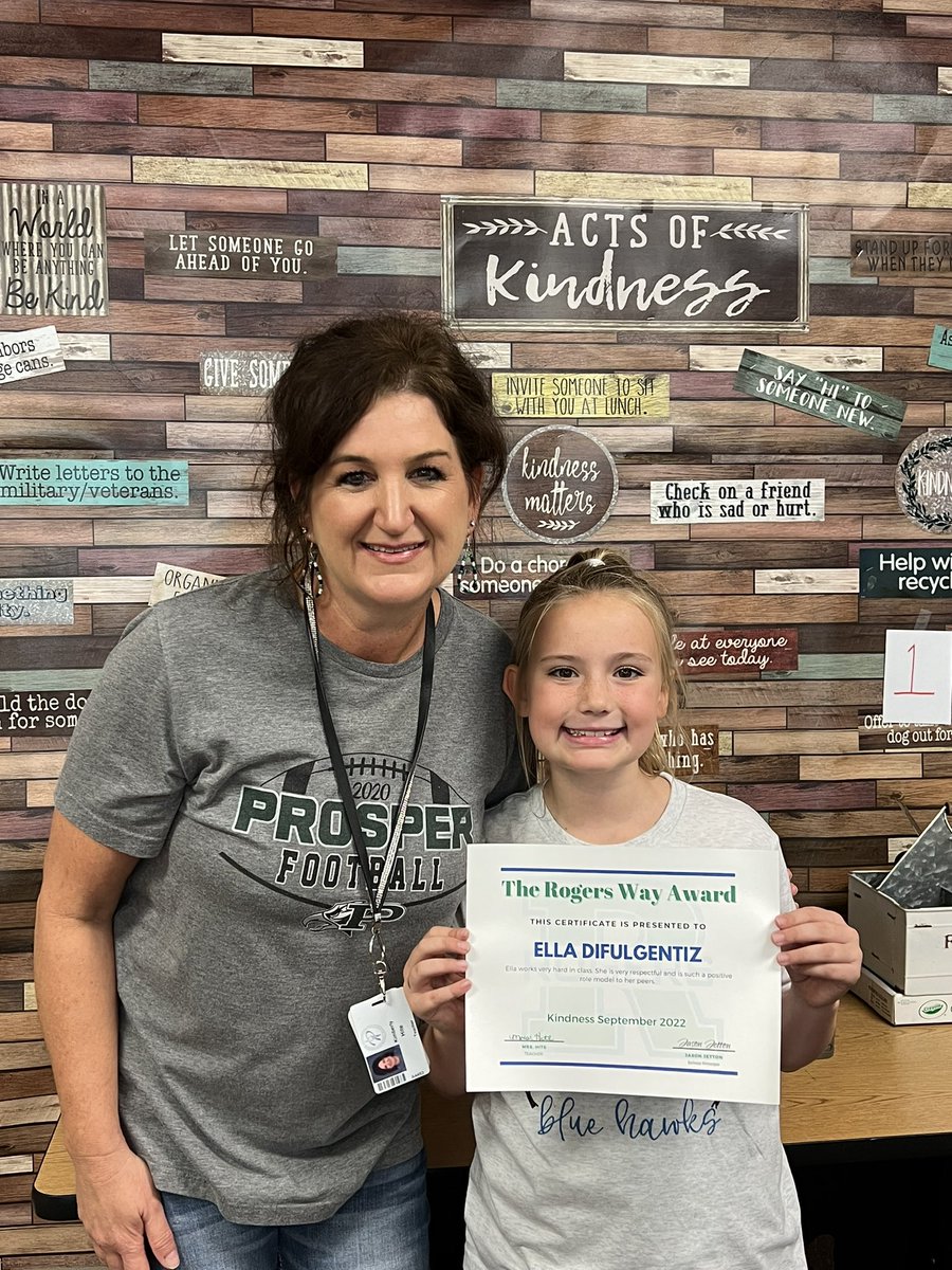 Kimhite11's tweet photo. @ProsperRogersMS  Proud of these students who received awards in my class today! 
Way To Go Caleb, Ella and Braxton! https://t.co/oCfnwQyRlH