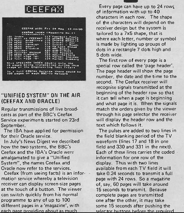 deadmannine's tweet photo. The early days of Ceefax @grim_fandango #NationalTeletextDay https://t.co/Kmb1zudalr