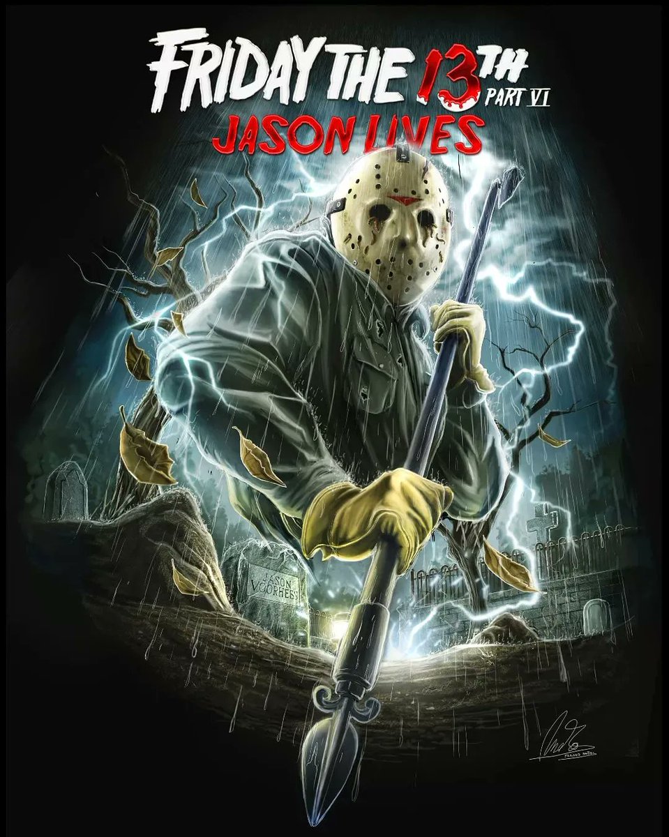Sluts and Guts on Twitter "Friday the 13th Part VI Jason Lives (1986) by Mariano Mattos 